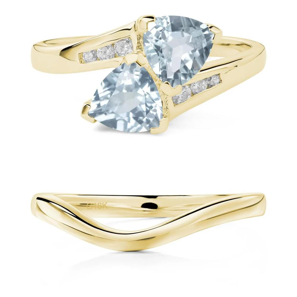 2 Stone Aquamarine Mothers Ring - Image 21