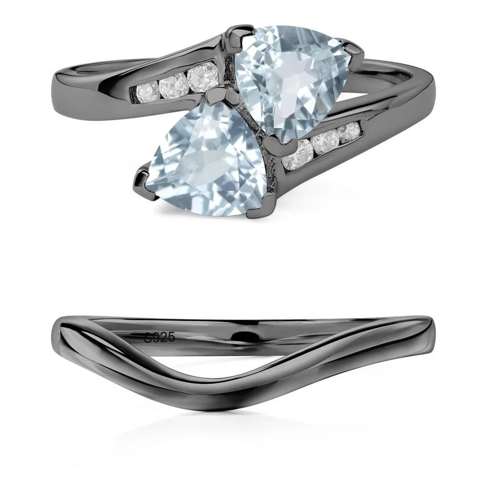2 Stone Aquamarine Mothers Ring - Image 23
