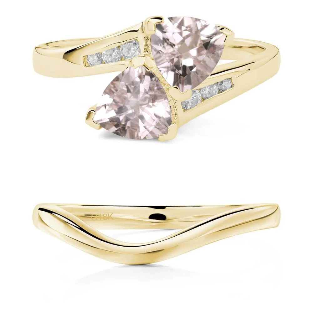 2 Stone Morganite Mothers Ring - Image 21