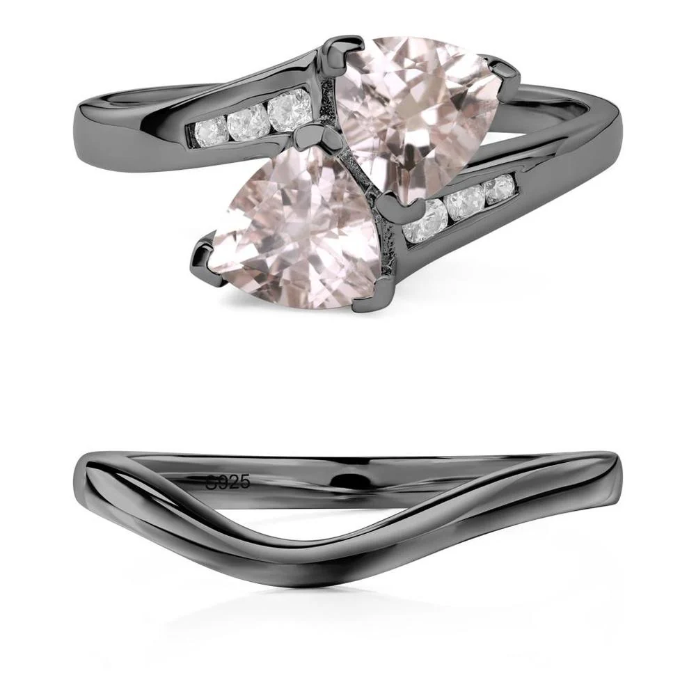 2 Stone Morganite Mothers Ring - Image 23