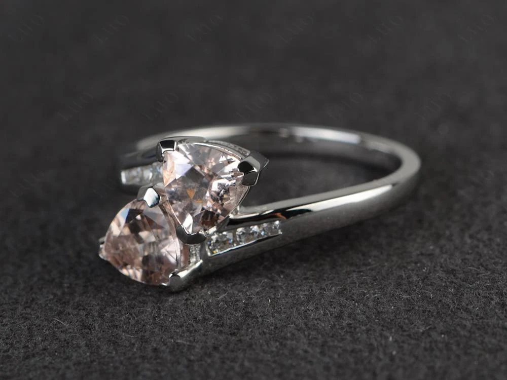 2 Stone Morganite Mothers Ring - Image 30