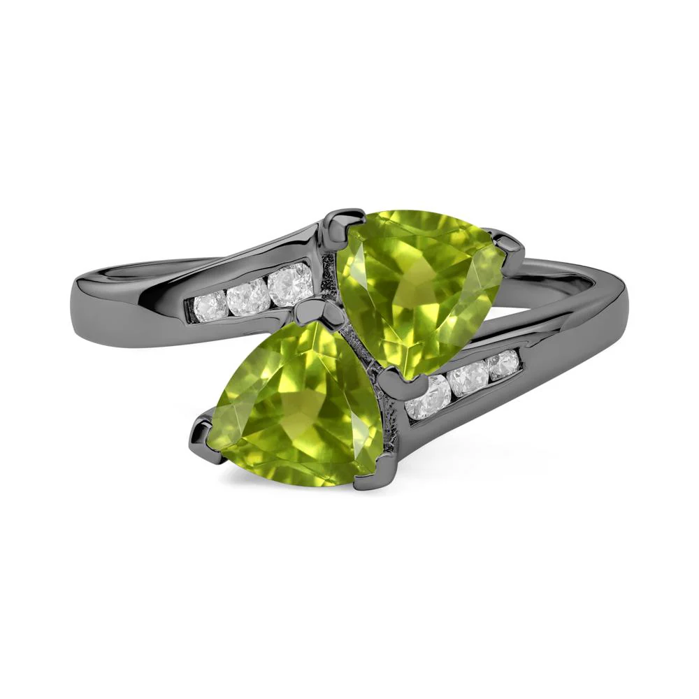 Peridot Bypass Ring - Image 2