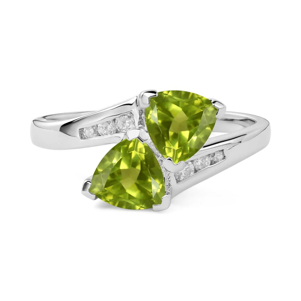 Peridot Bypass Ring - Image 3