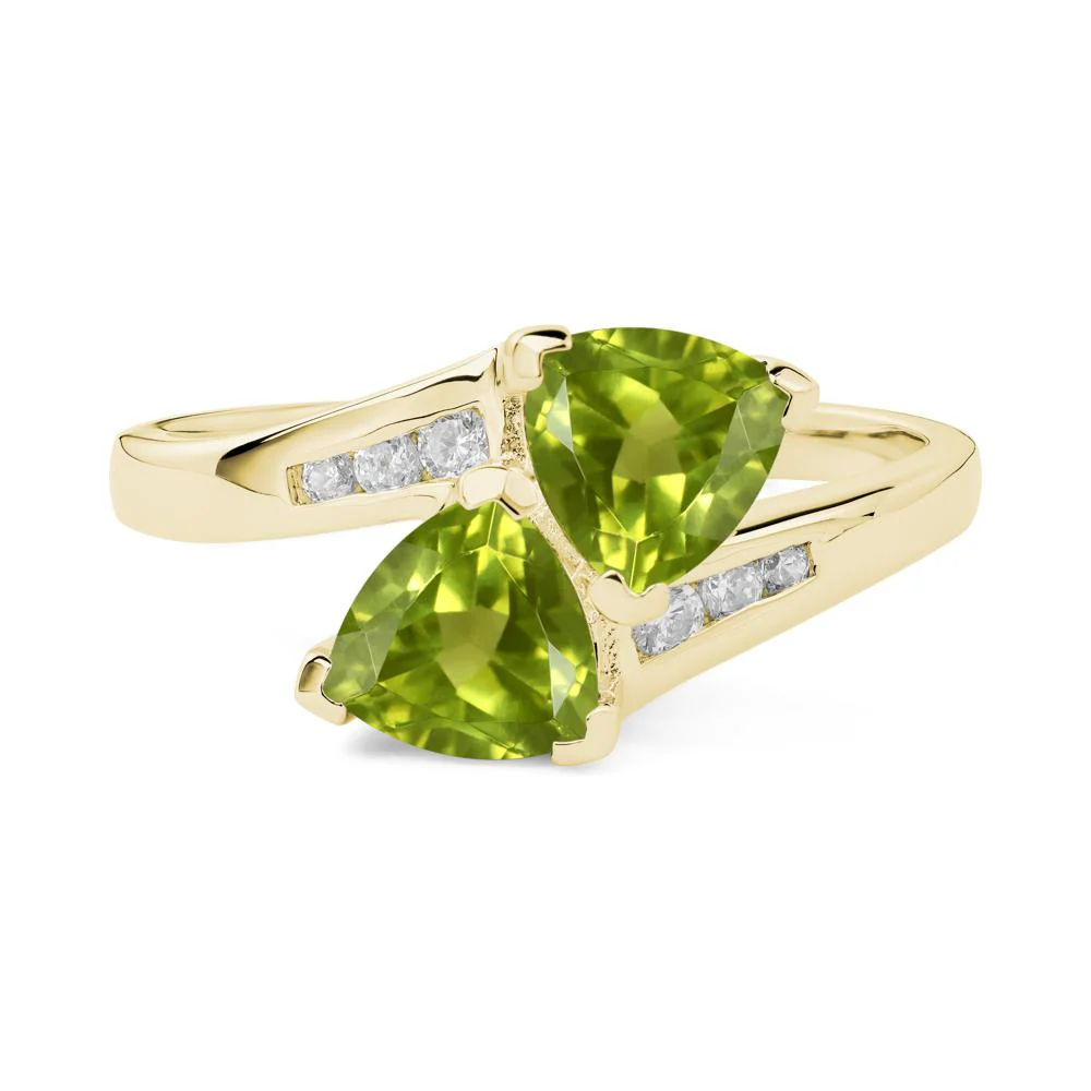 Peridot Bypass Ring - Image 7