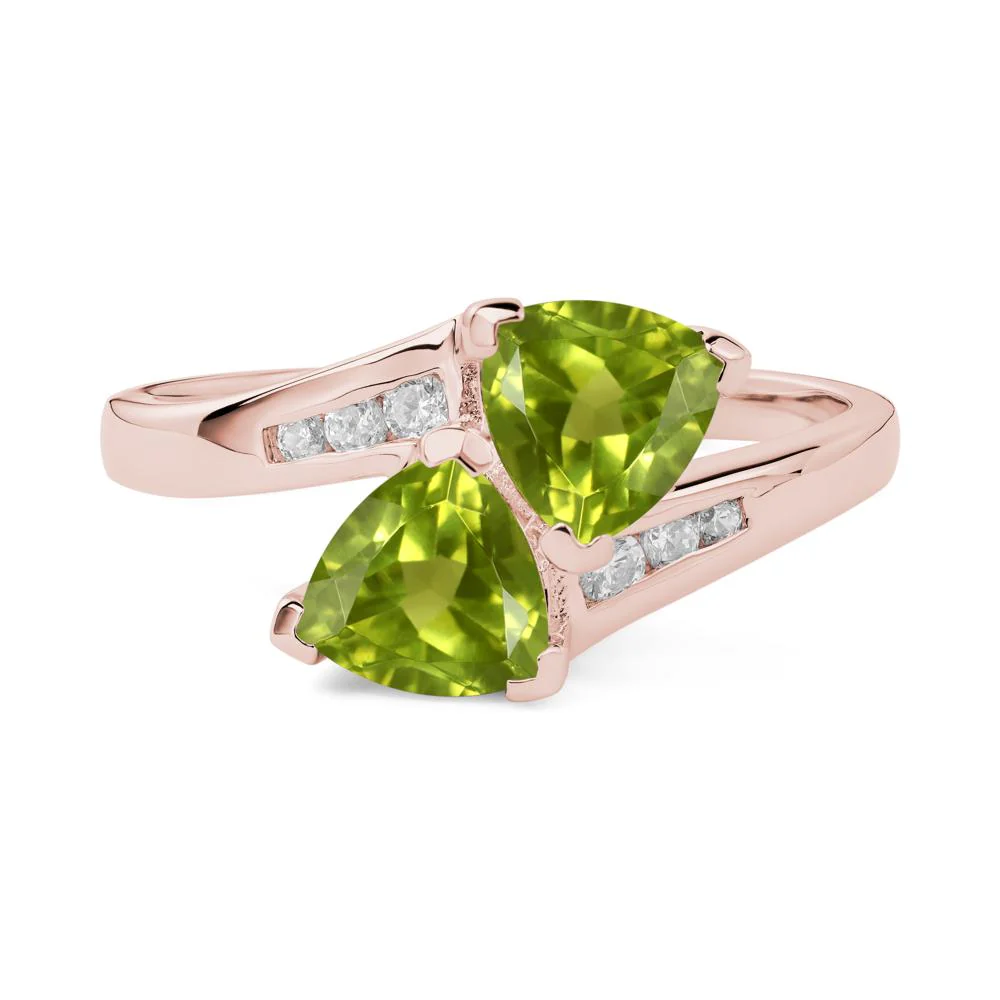 Peridot Bypass Ring - Image 8