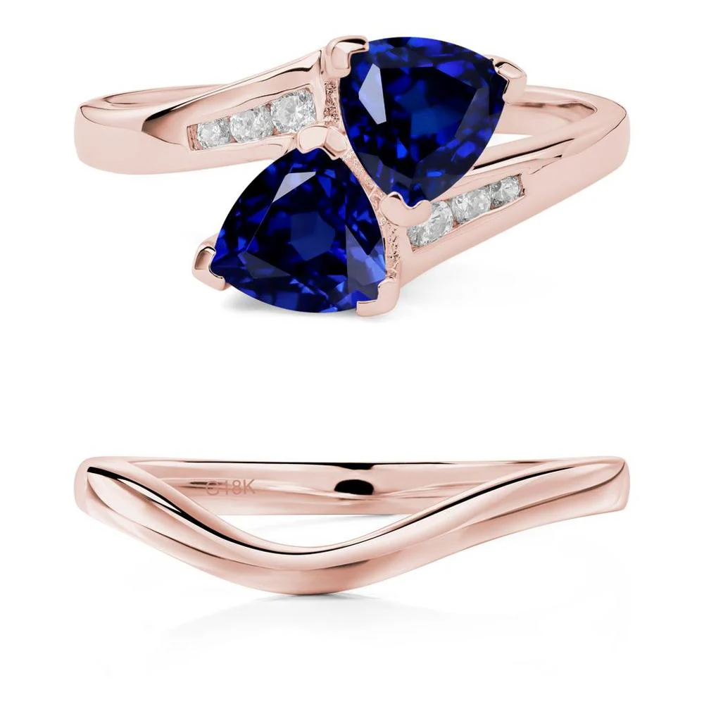 Sapphire Bypass Ring - Image 17