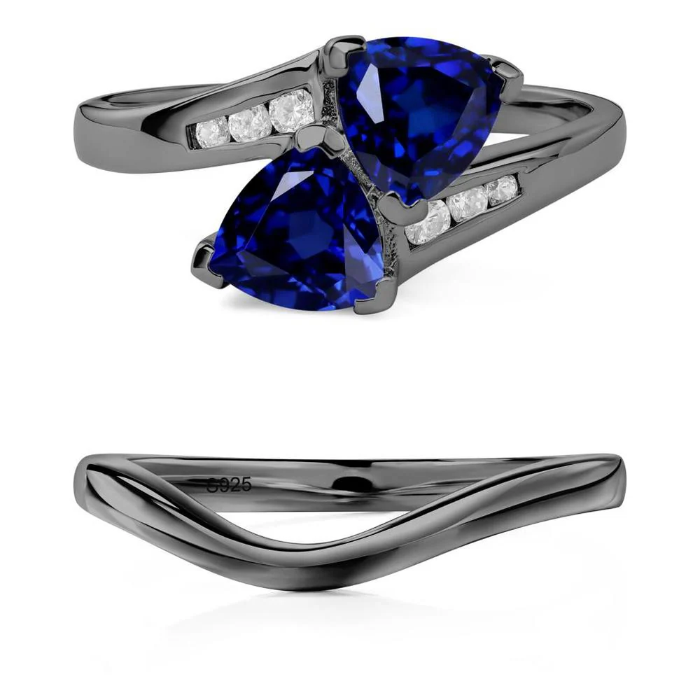 Sapphire Bypass Ring - Image 23