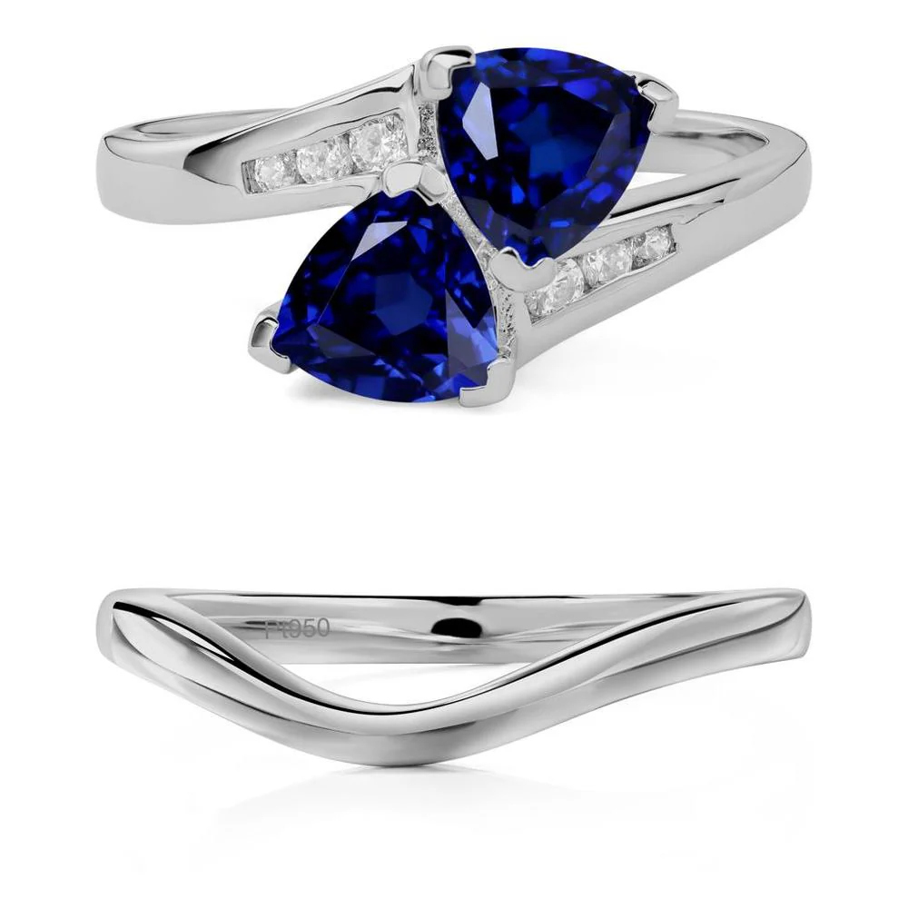 Sapphire Bypass Ring - Image 25