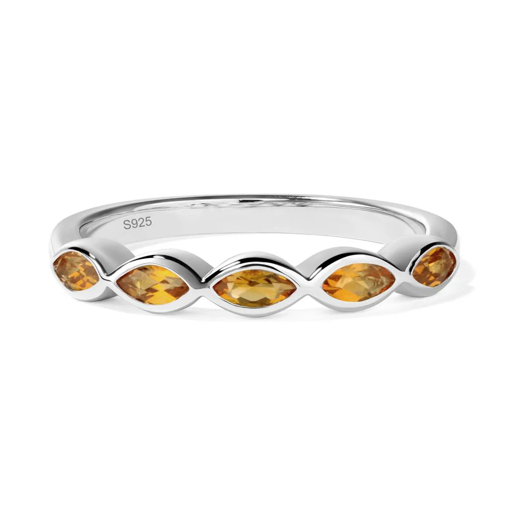 Citrine 5 Stone Ring - Image 2