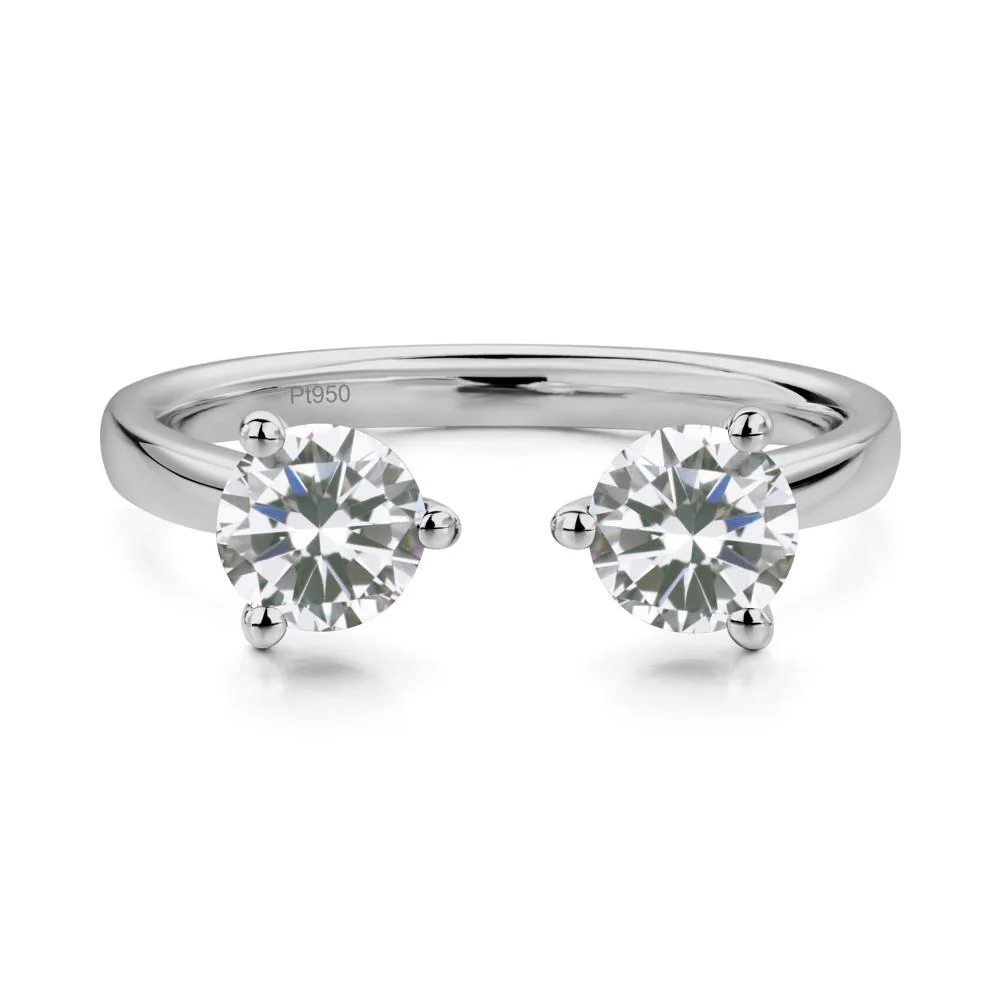 Adjustable Cubic Zirconia Ring - Image 6