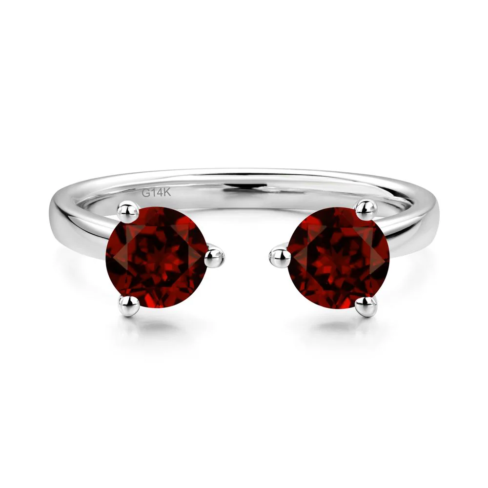 Adjustable Garnet Ring - Image 3