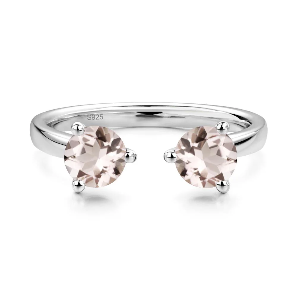 Adjustable Morganite Ring