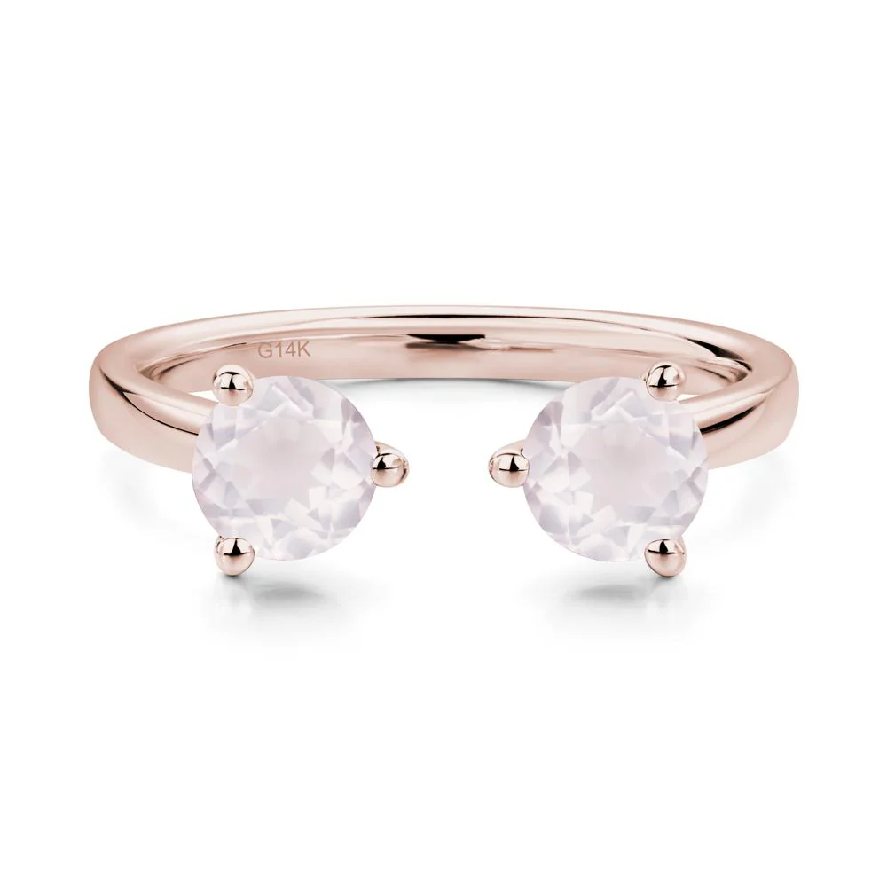 Adjustable Rose Quartz Ring - Image 5