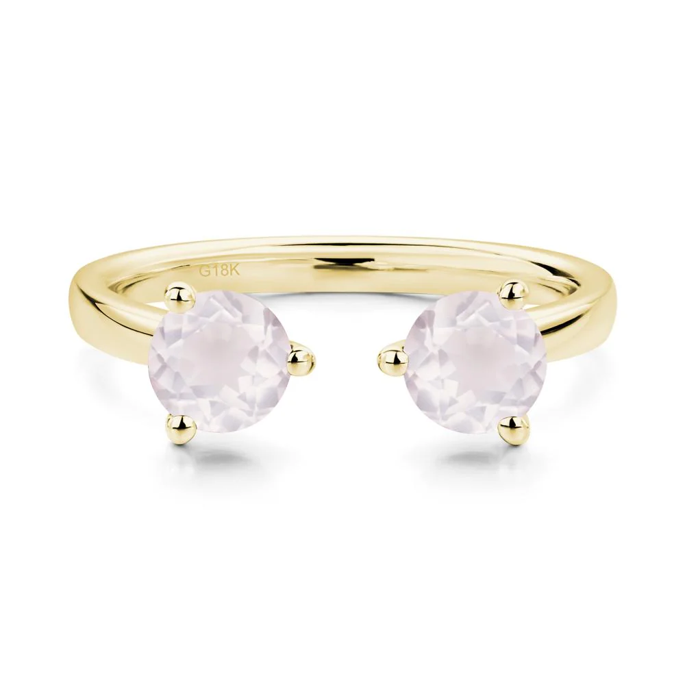 Adjustable Rose Quartz Ring - Image 8