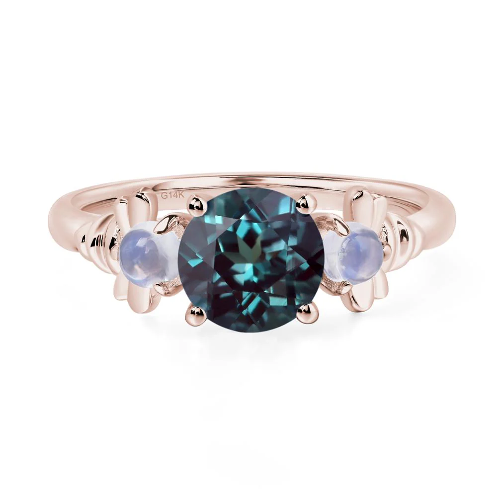 Alexandrite and Moonstone Ring - Image 5