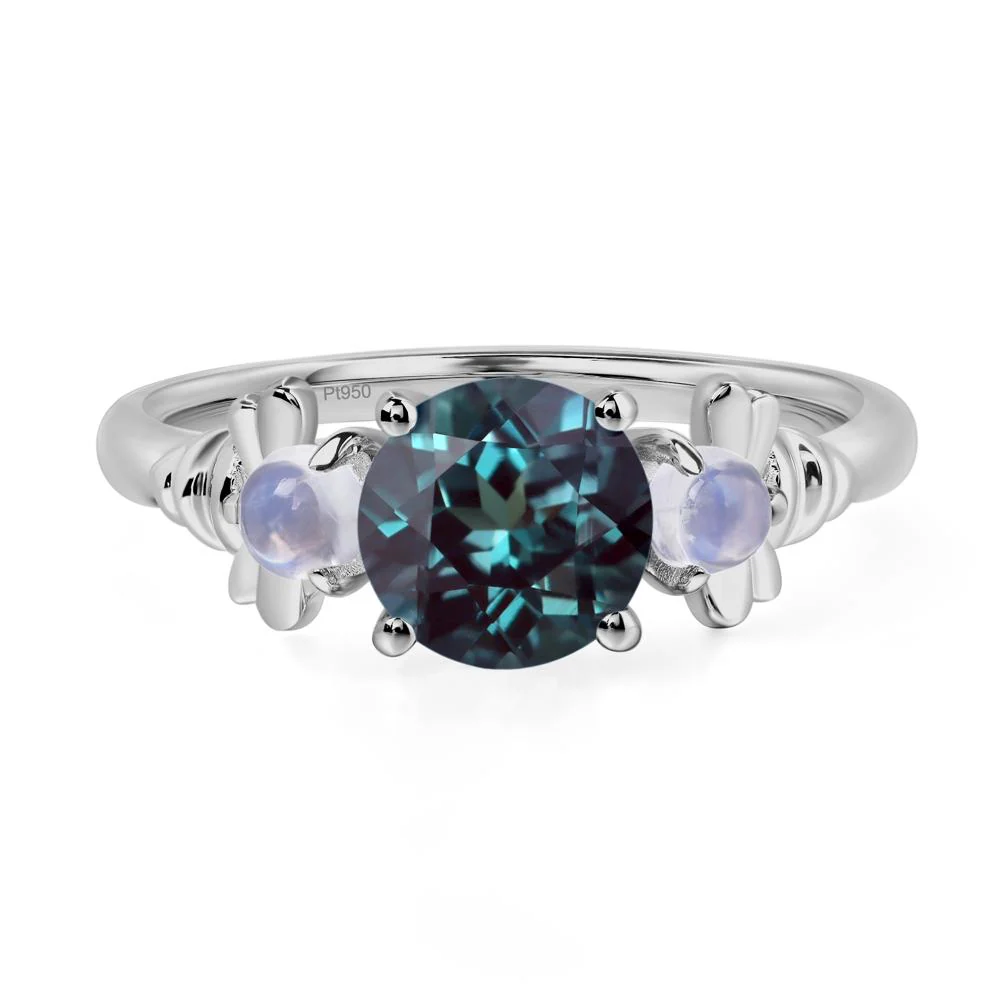 Alexandrite and Moonstone Ring - Image 6