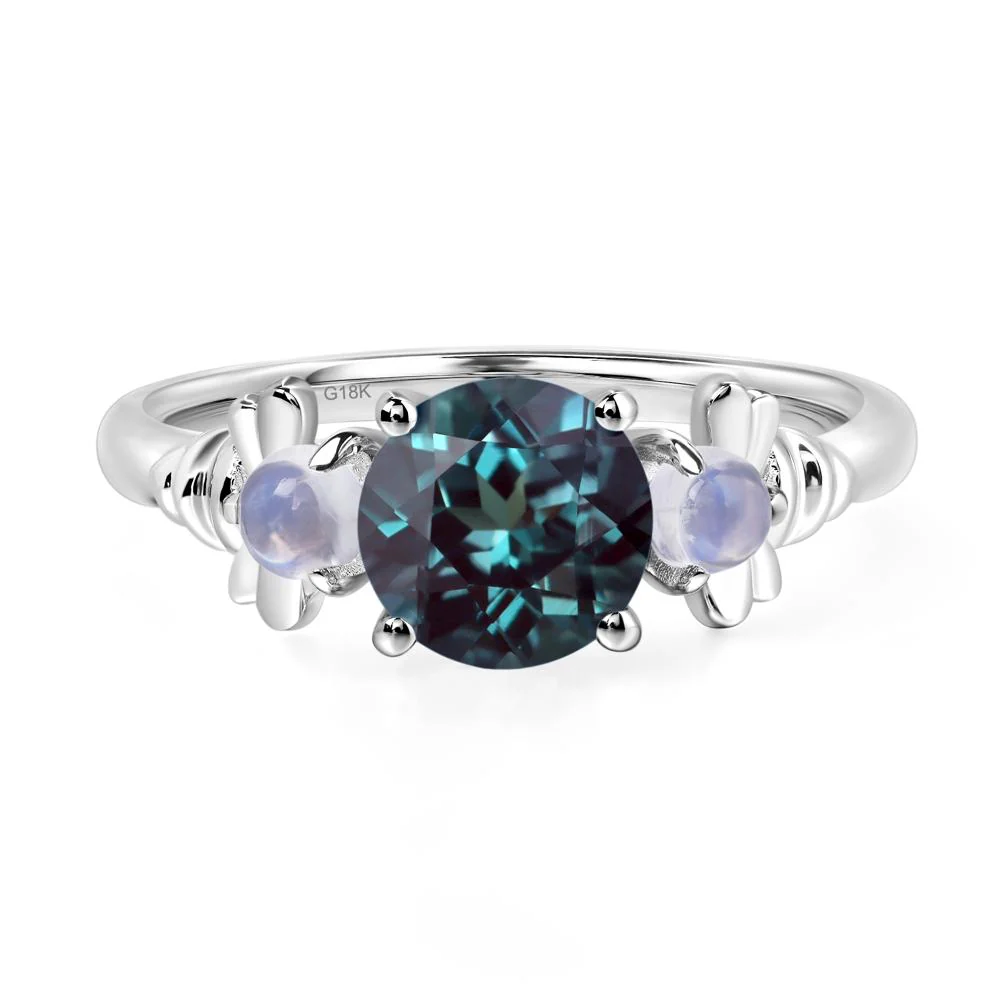 Alexandrite and Moonstone Ring - Image 7