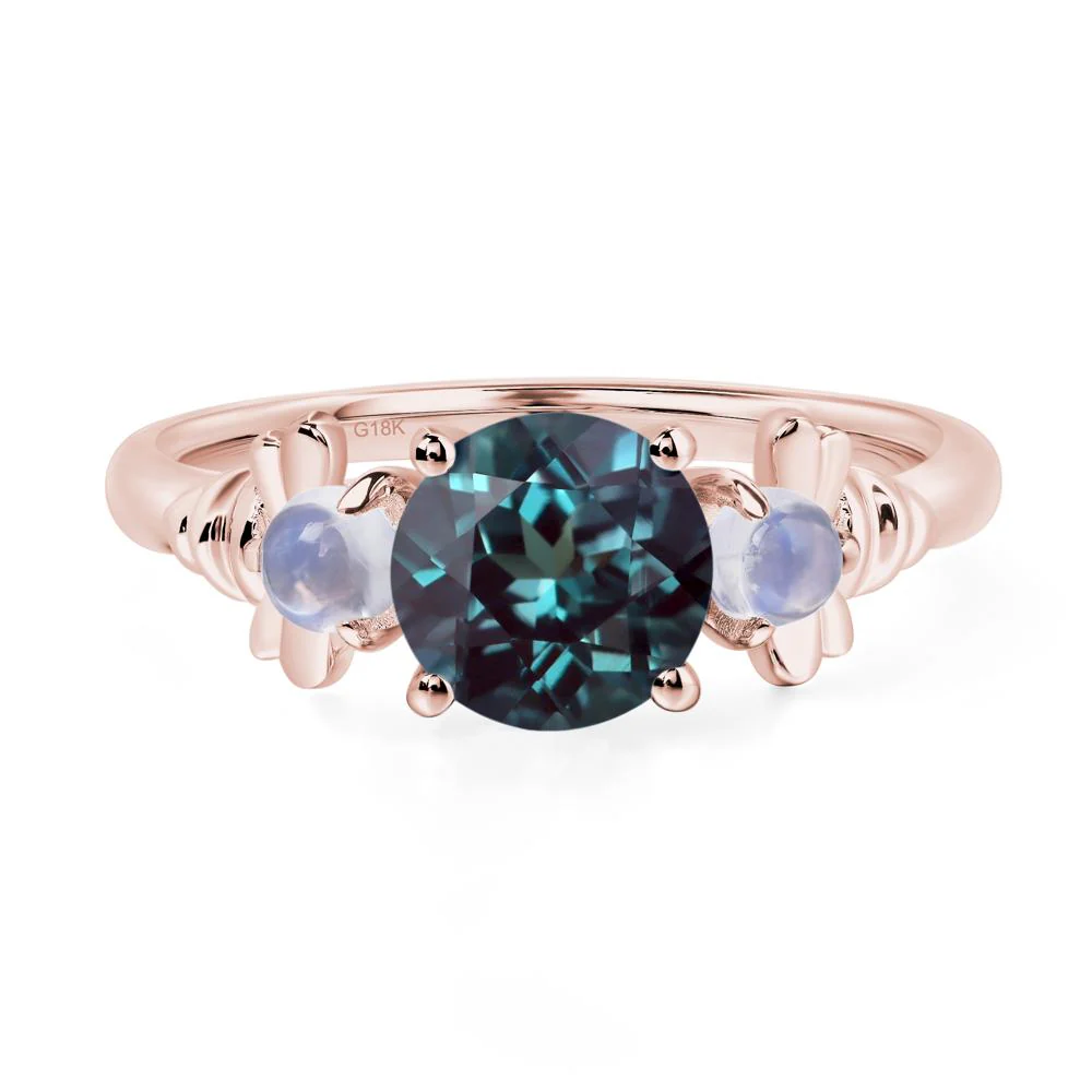 Alexandrite and Moonstone Ring - Image 9