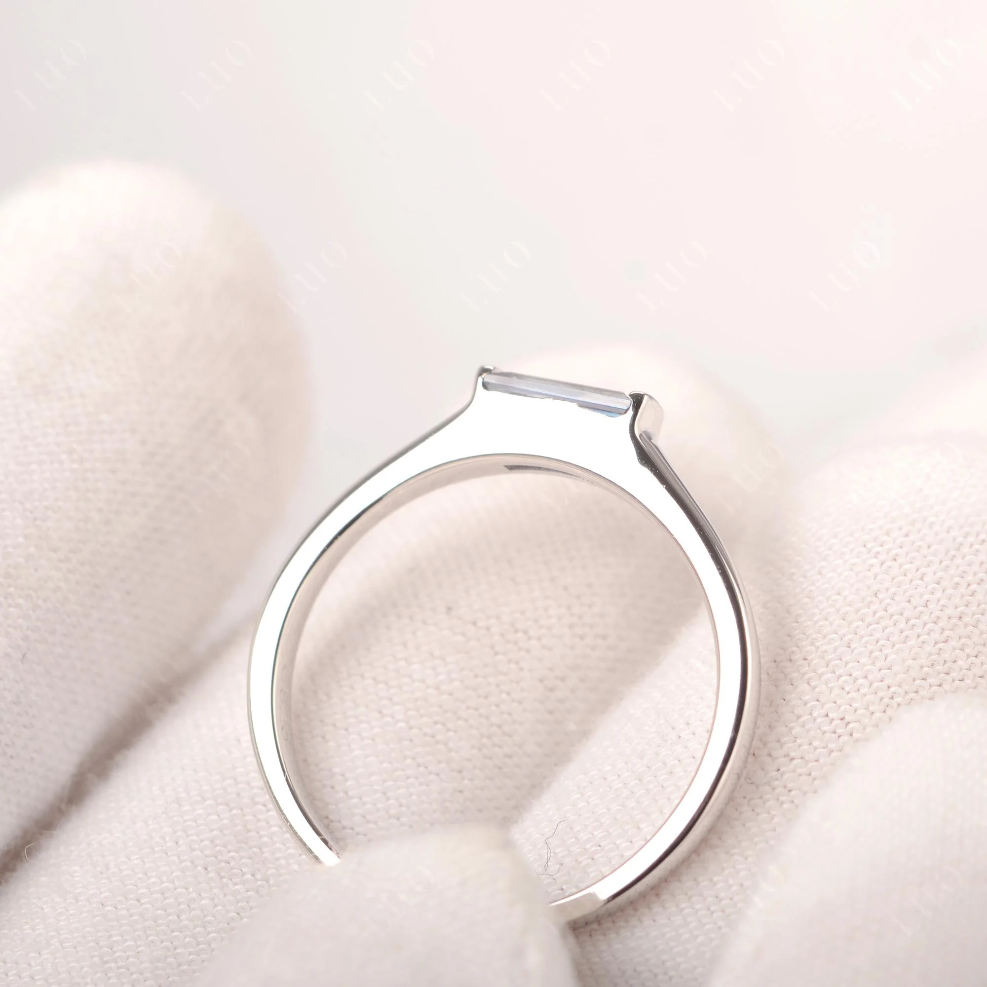 Alexandrite Baguette Ring - Image 12
