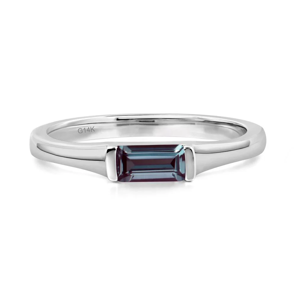 Alexandrite Baguette Ring - Image 2