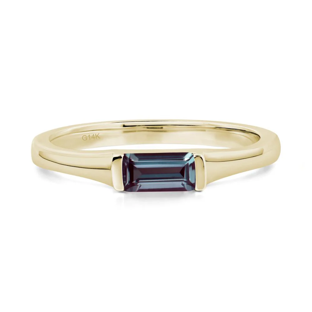 Alexandrite Baguette Ring - Image 3