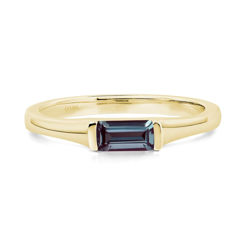 Alexandrite Baguette Ring - Image 6