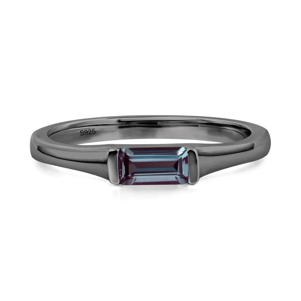 Alexandrite Baguette Ring - Image 7