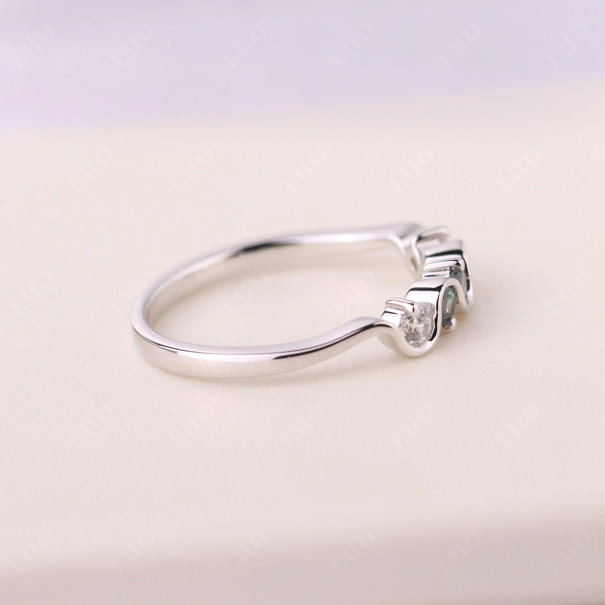 Alexandrite Band Ring - Image 13