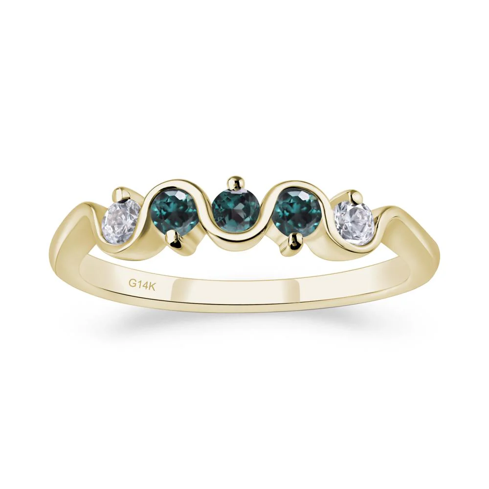 Alexandrite Band Ring - Image 5
