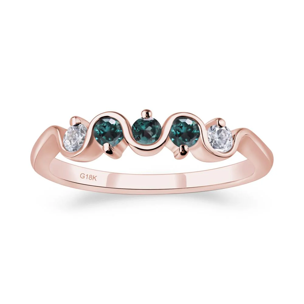 Alexandrite Band Ring - Image 9
