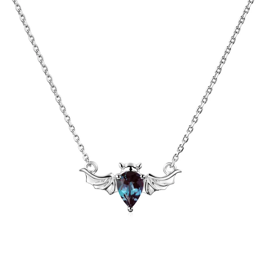 Alexandrite Bat Necklace Pendant - Image 6
