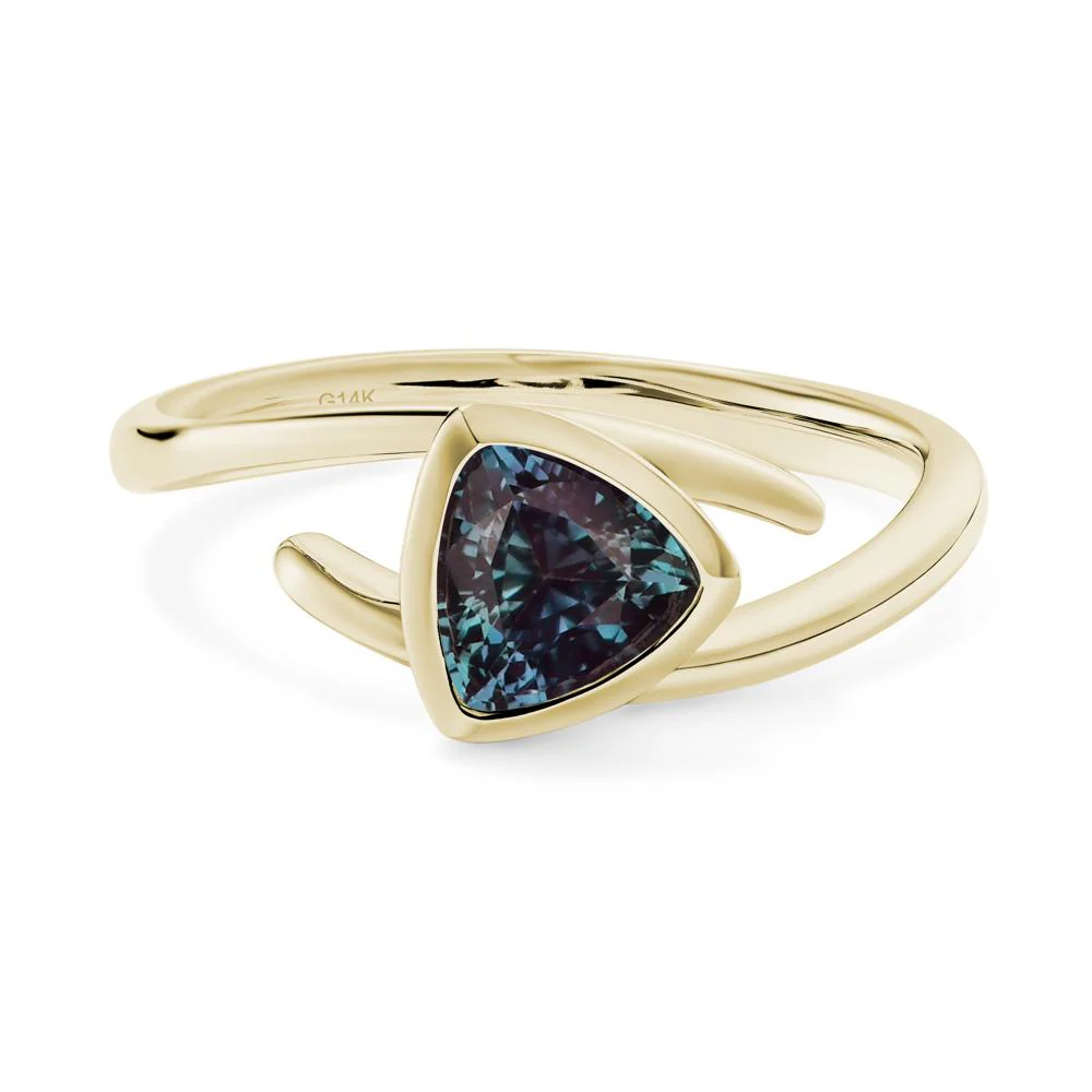 Bezel Set Alexandrite Ring