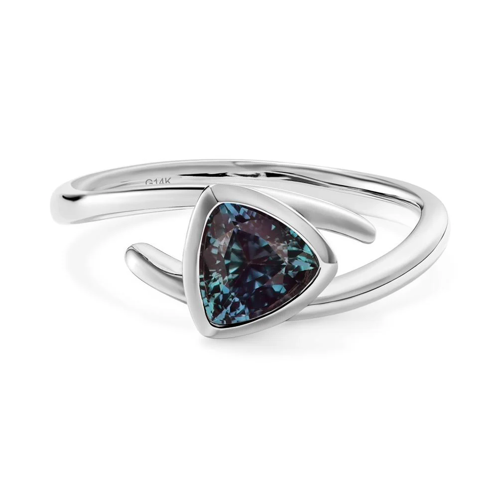 Bezel Set Alexandrite Ring - Image 6