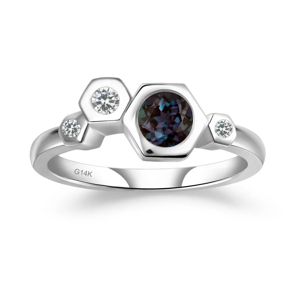 Alexandrite Constellation Engagement Ring - Image 3