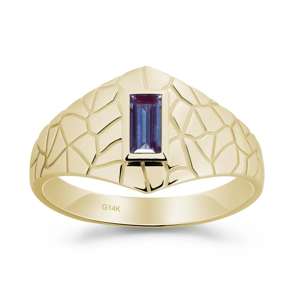Alexandrite Cracked Texture Ring - Image 4