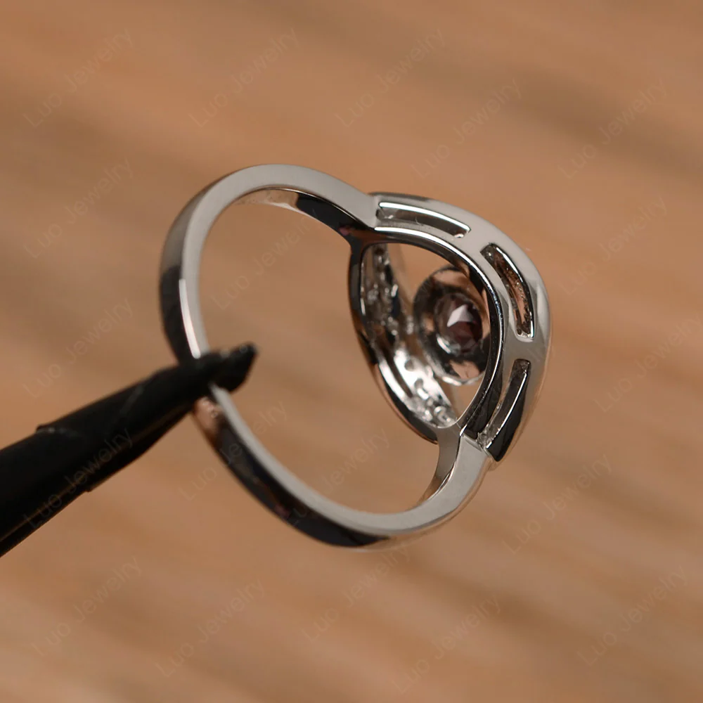Alexandrite Evil Eye Ring - Image 3
