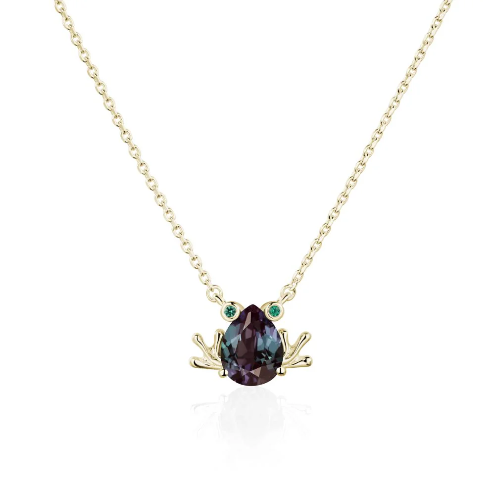 Alexandrite Frog Necklace - Image 4