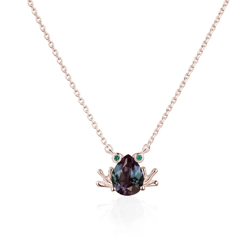 Alexandrite Frog Necklace - Image 5