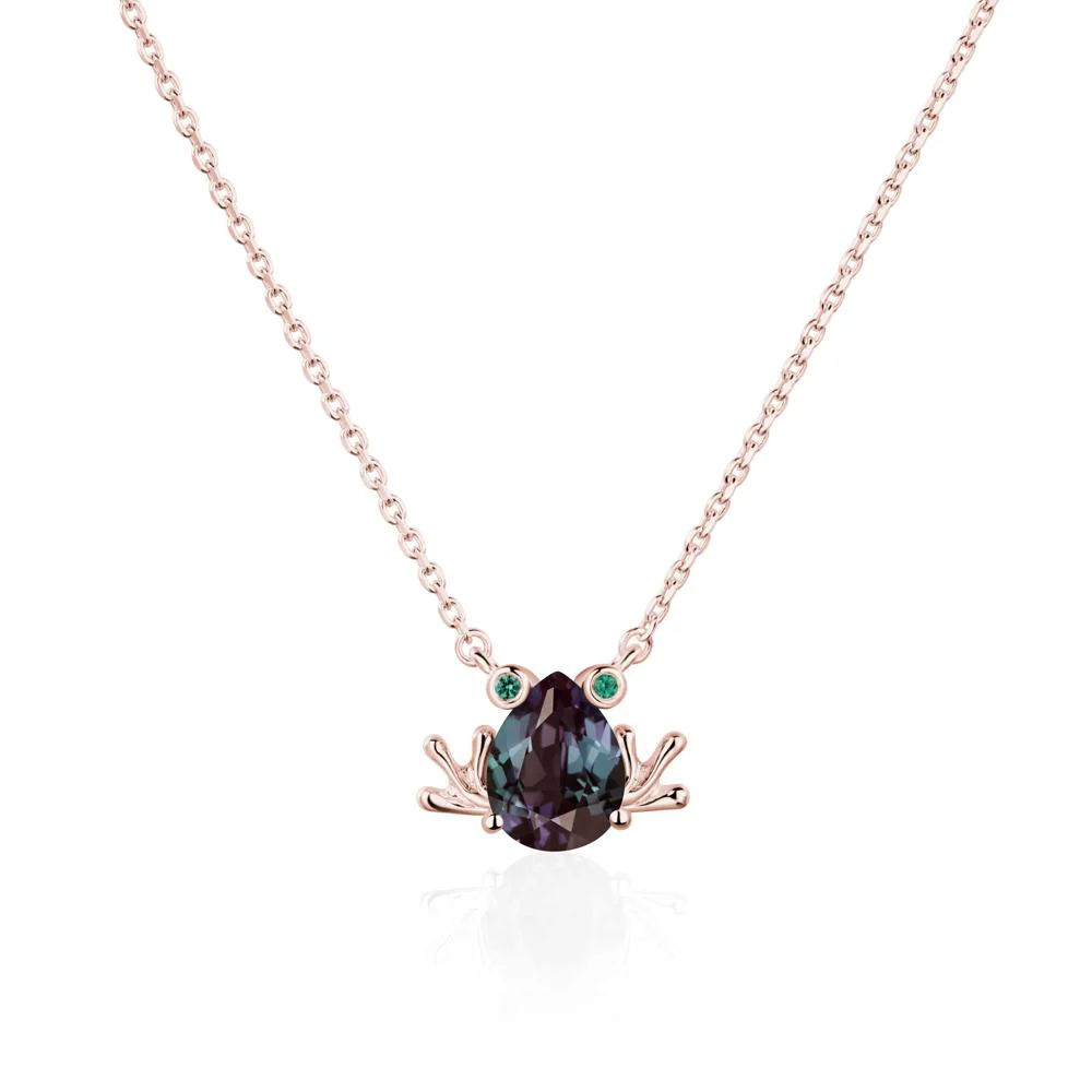 Alexandrite Frog Necklace - Image 9