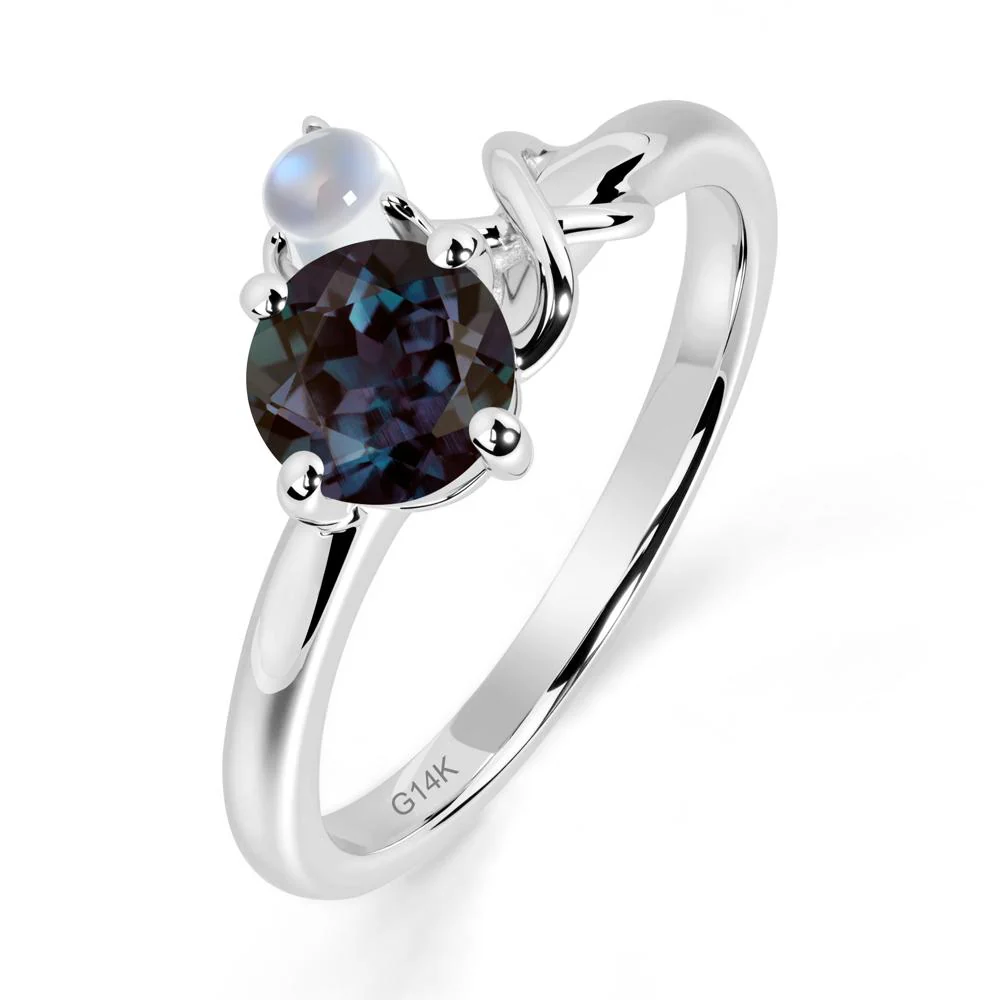 Alexandrite Infinity Symbol Ring - Image 6