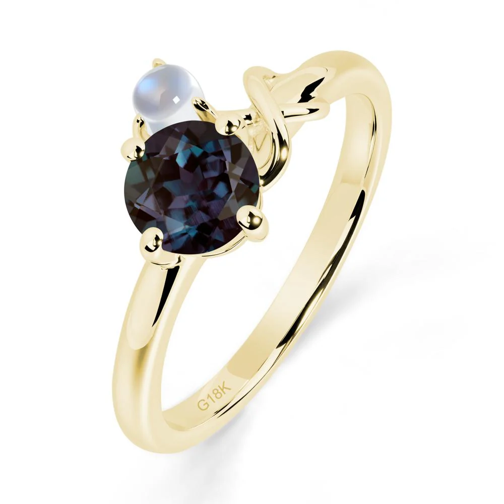 Alexandrite Infinity Symbol Ring - Image 9
