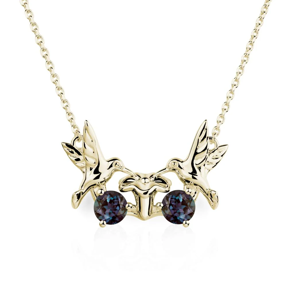 Alexandrite Necklace Hummingbird - Image 4