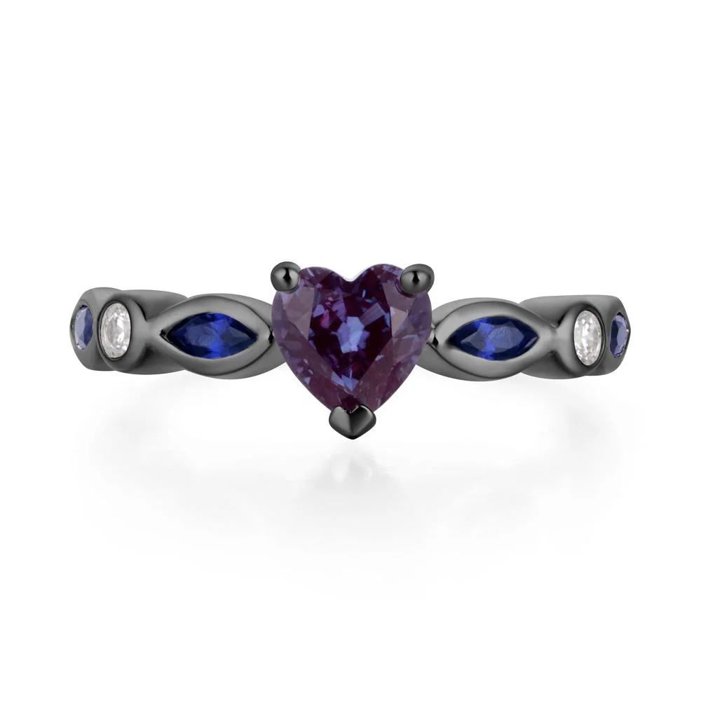 Heart Alexandrite Ring - Image 2