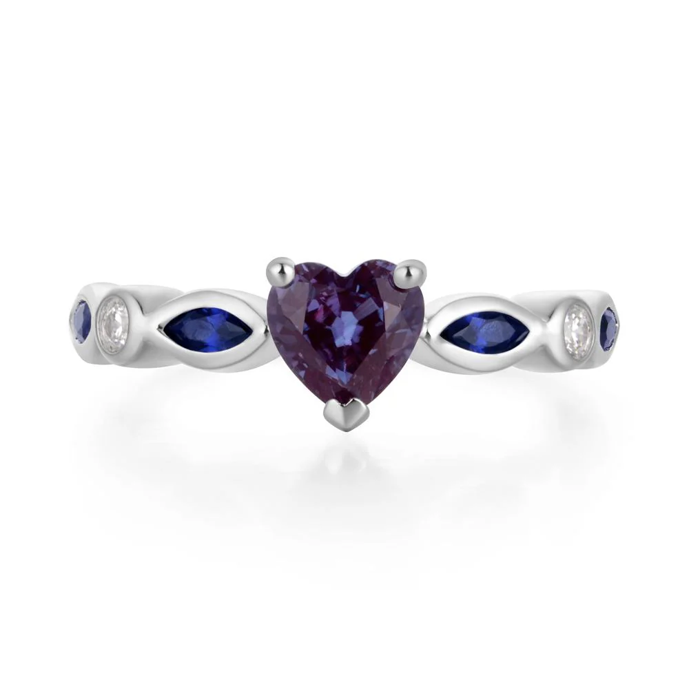 Heart Alexandrite Ring - Image 3