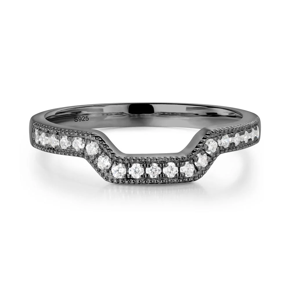 Emerald Cut Alexandrite Milgrain Ring - Image 24