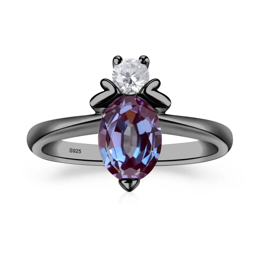 Alexandrite Nature Inspired Bee Ring