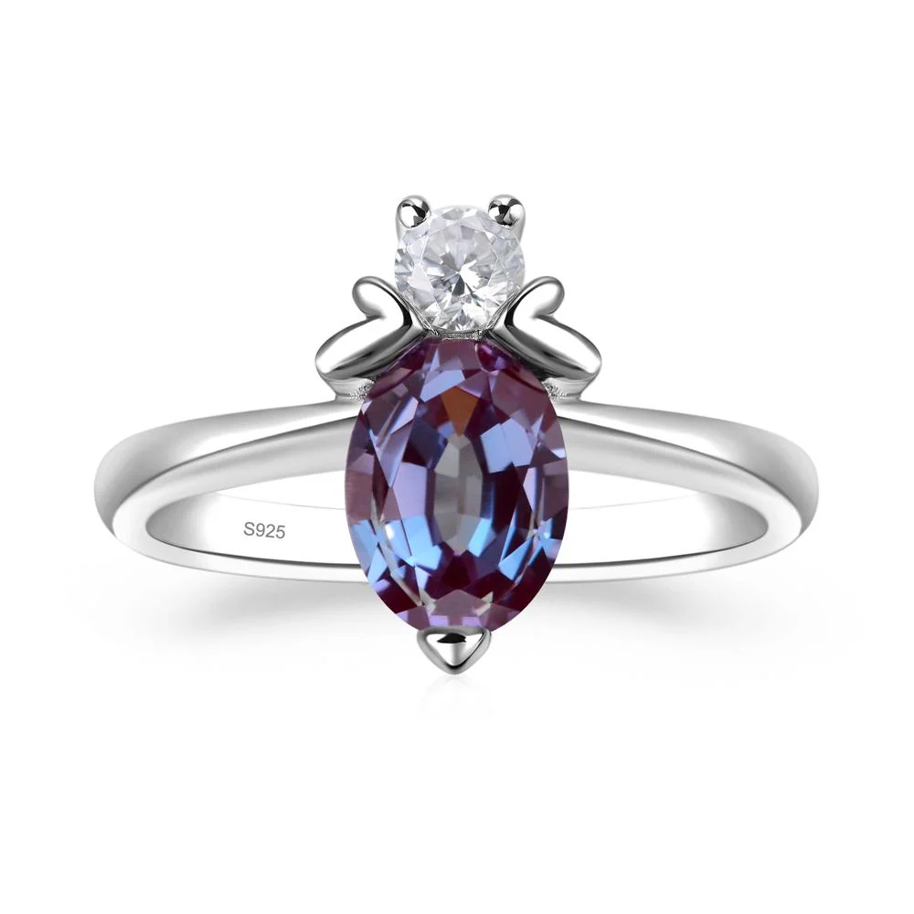 Alexandrite Nature Inspired Bee Ring - Image 2