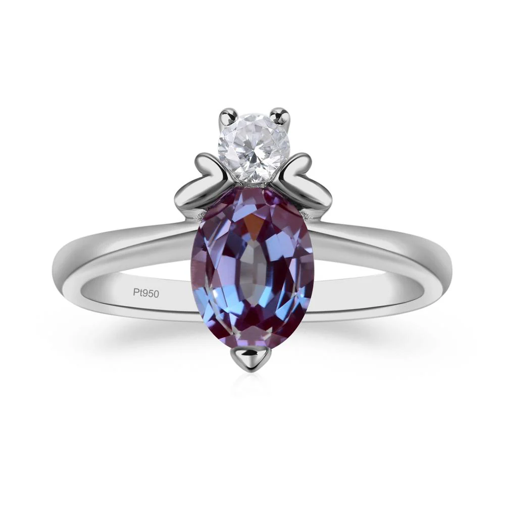 Alexandrite Nature Inspired Bee Ring - Image 6