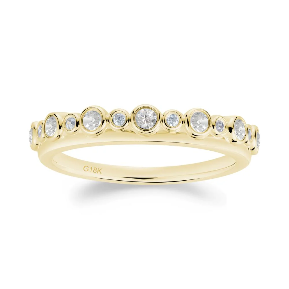 Alternating Cubic Zirconia Bubble Band Ring - Image 3