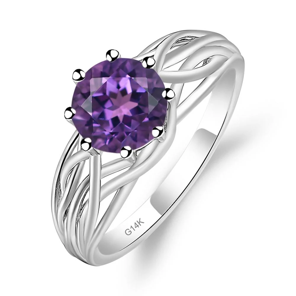 Amethyst Intertwined Ring - Image 3